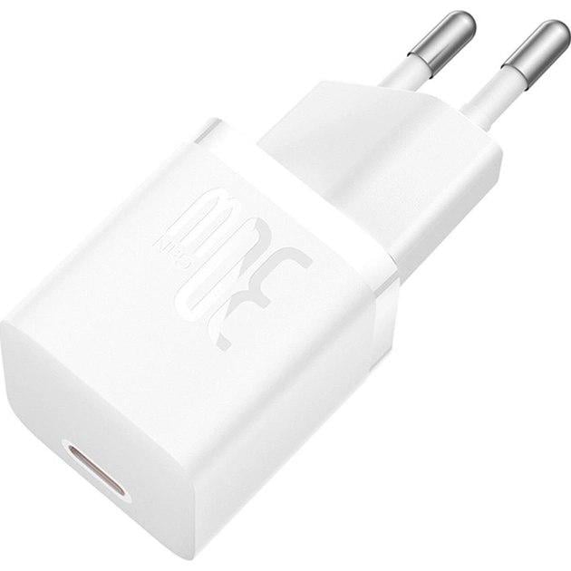 Зарядное устройство BASEUS GaN5 Fast Charger Mini 1C 30W White (CCGN070502) - фото 4