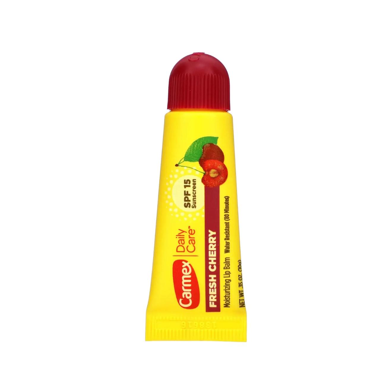 Бальзам для губ Carmex Daily Care Moisturizing Lip Balm Fresh Cherry 10 г (1800206217) - фото 1