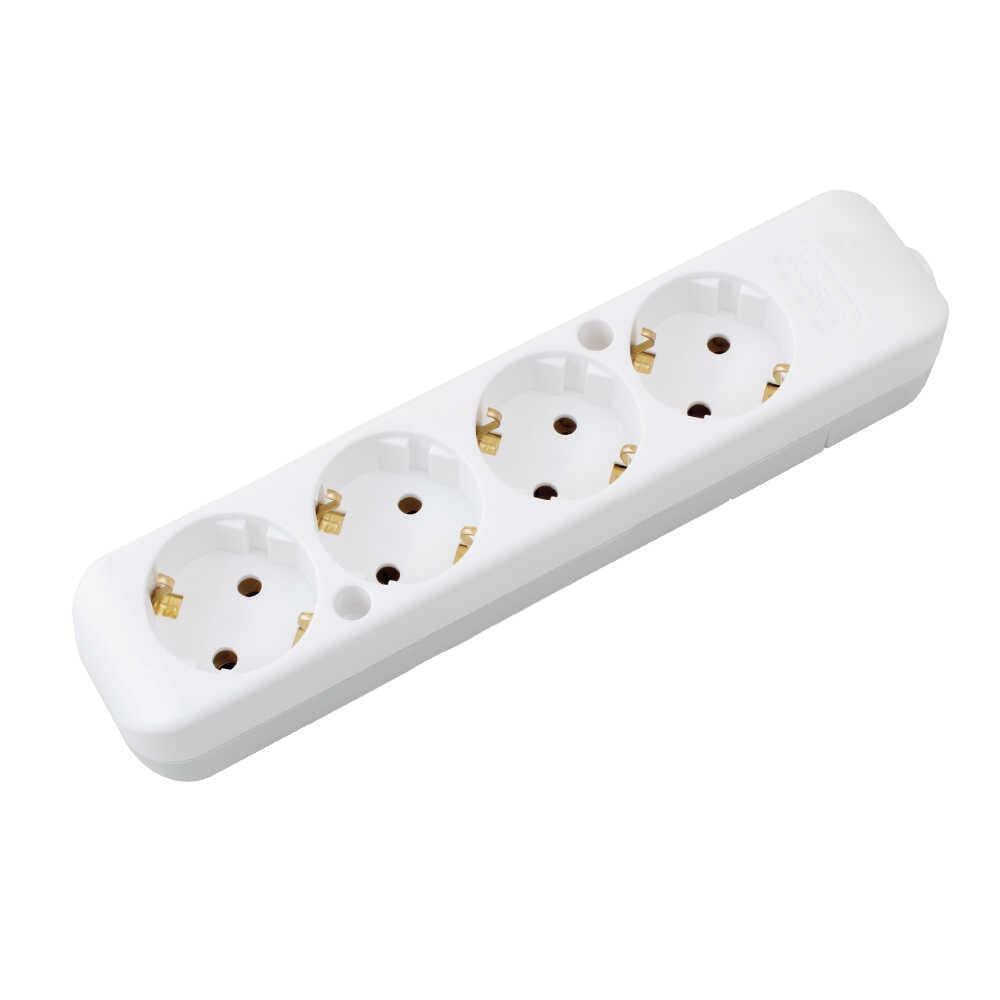 Колодка чотиримісна Nilson Flash з заземленням (54130100)