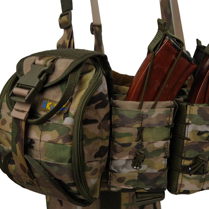 Ременно-плечевая система Warbelt Molle с подсумками Мультикам - фото 5 Ременно-плечевая система Warbelt Molle с подсумками Мультикам - фото 5