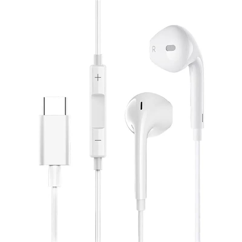 Проводная гарнитура SkyDolphin SR22 Type-C вкладыши с микрофоном White (SDHF-000465) Проводная гарнитура SkyDolphin SR22 Type-C вкладыши с микрофоном White (SDHF-000465)