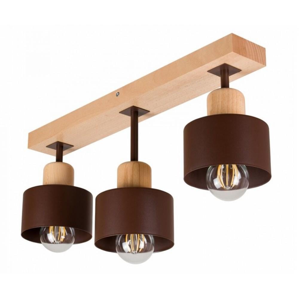 Стельовий світильник WoodLume 3 Line Brown (PL-0002845 MW/BB)