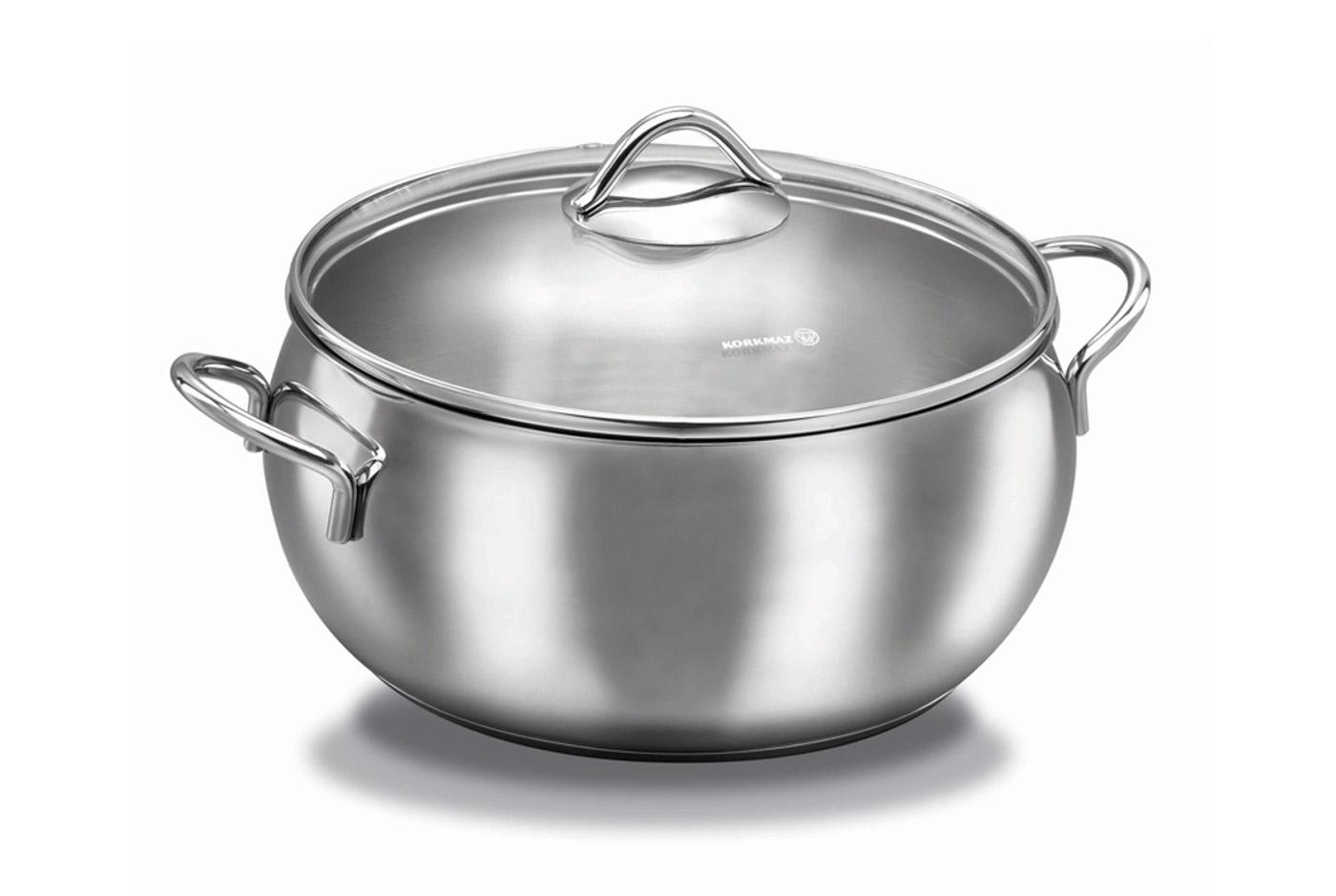 Кастрюля с крышкой Korkmaz tombik 22 см 4,9 л (a1074)