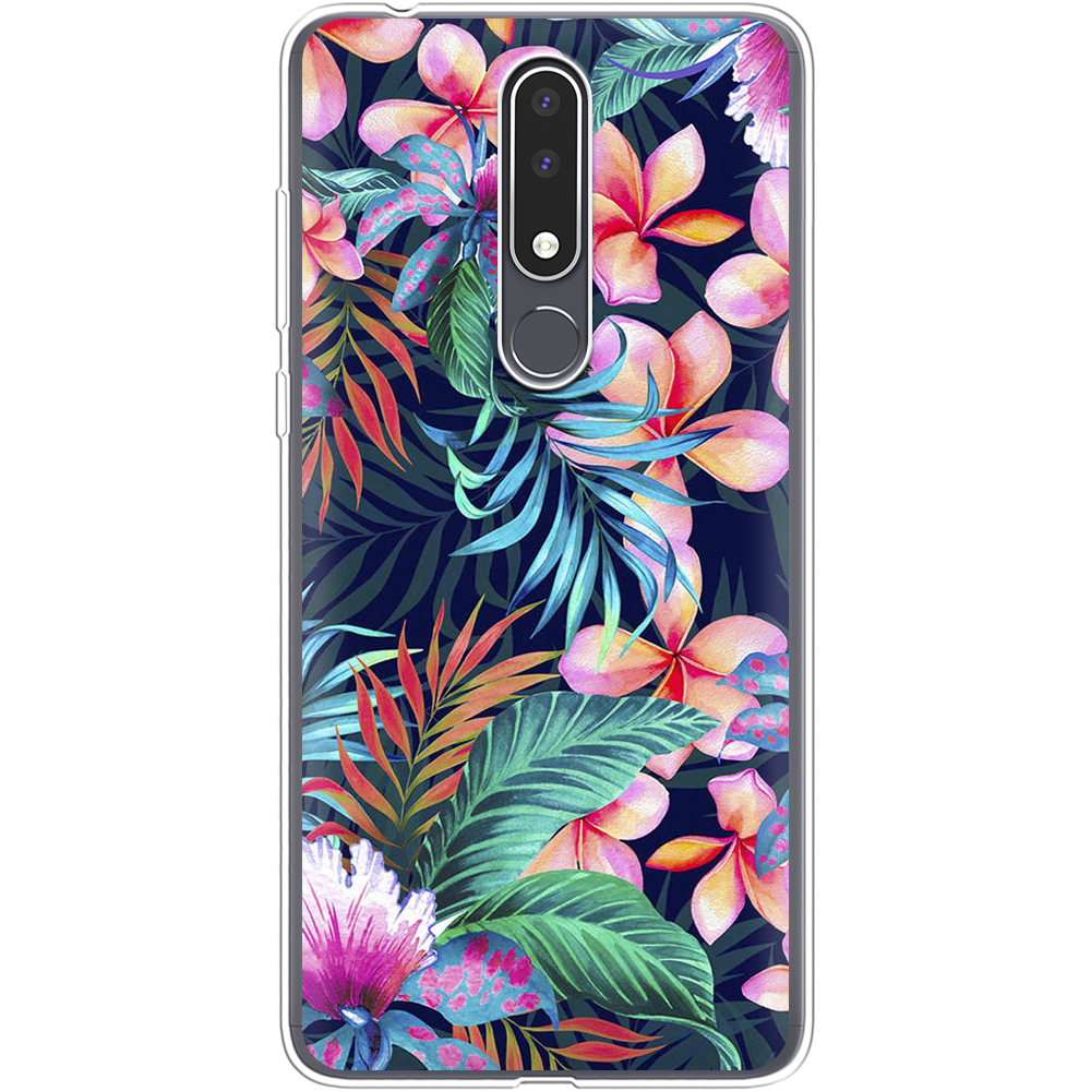 Чехол BoxFace Nokia 3.1 Plus flowers in the tropics Прозрачный силикон (36116-up1971-36116)