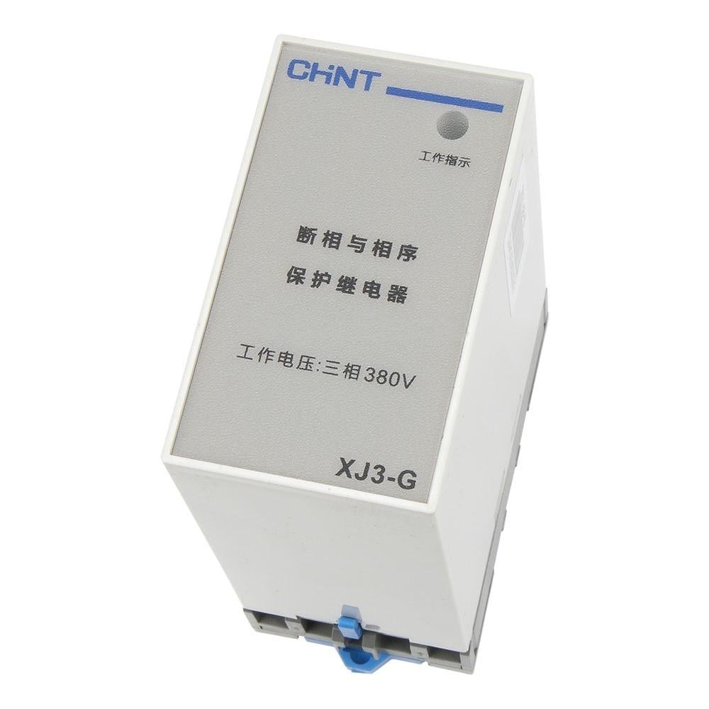 Реле контролю фаз CHINT XJ3-G AC380В монохромне (284004)