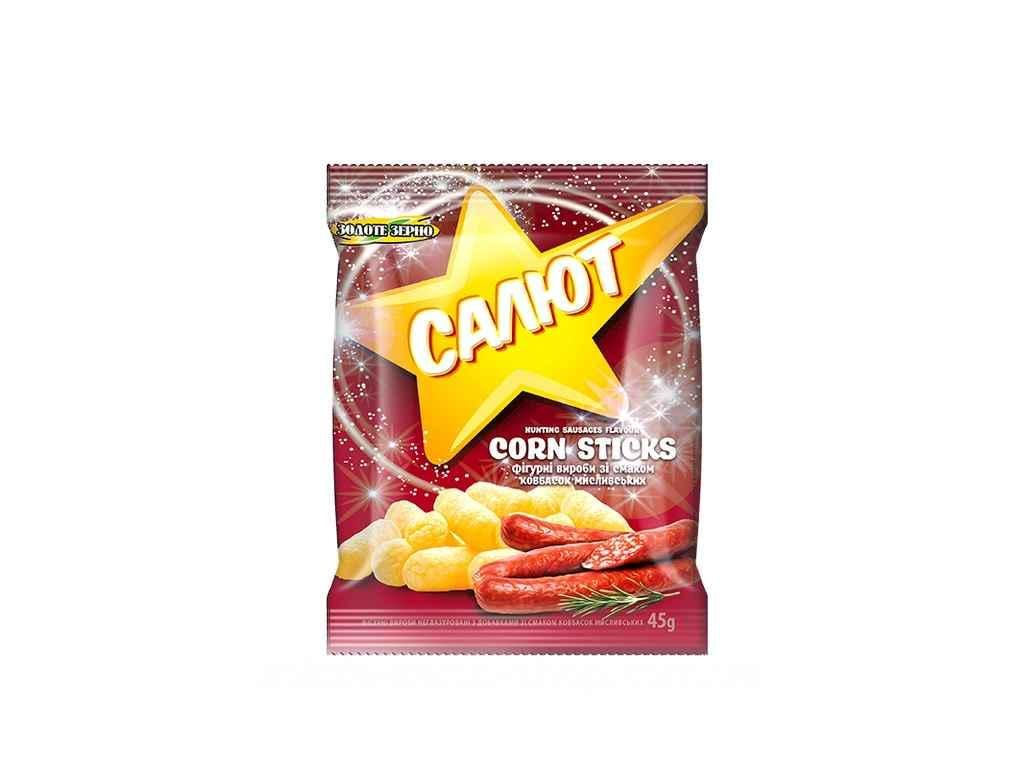 Фігурні вироби Золоте Зерно Мисливські ковбаски Салют 45 г (865659)