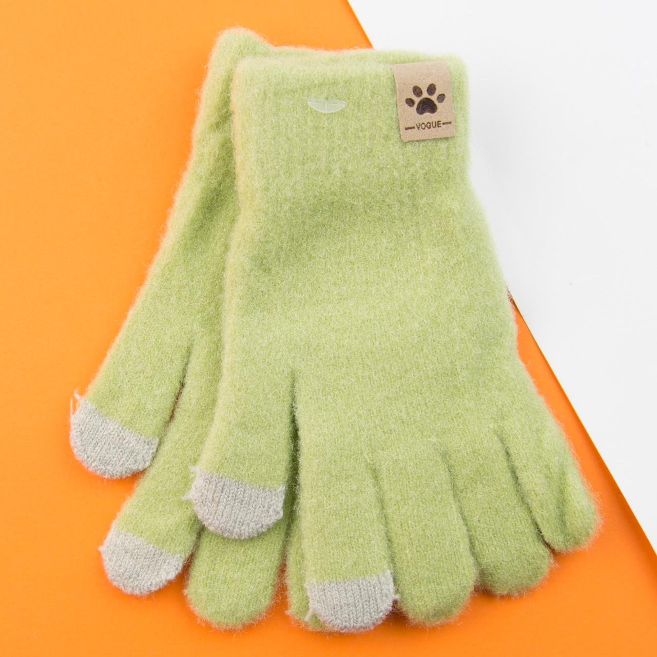 Перчатки для детей 4-6 лет сенсорные 22-25-46 Зеленый (DR009948