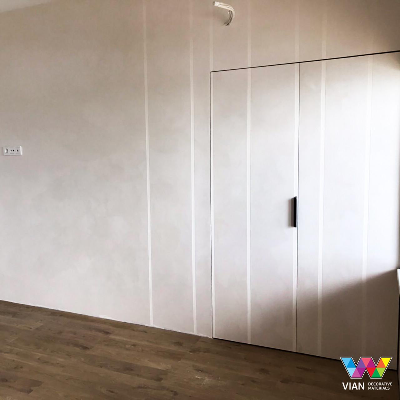 Декоративная фактурная штукатурка с перламутром Vian Велюр 3 кг - фото 10