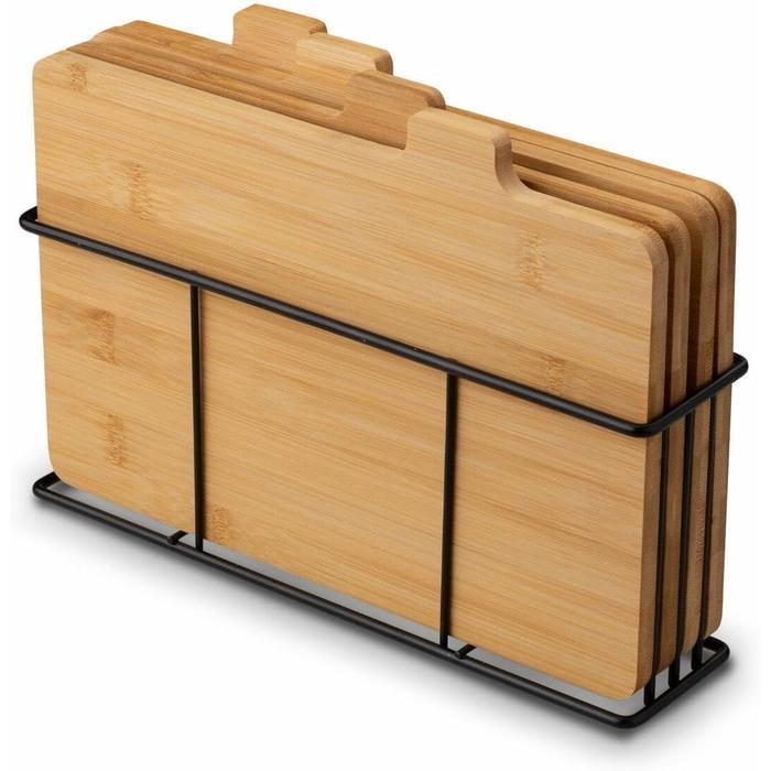 Набор разделочных досок с кедровой подставкой Tadar 4 пред. (2665357)