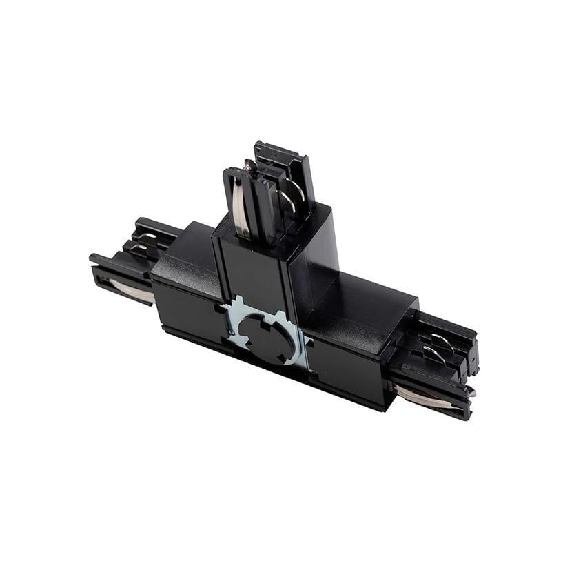 Соединитель Т для шинопровода 3-фазового GTV X-RAIL 166x101 мм регулируемый ZP/WP Черный (00000035389)