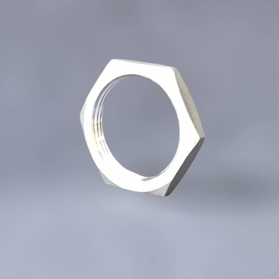 Контргайка муфтовая нержавеющая Ду40 1"1/2 н/ж сталь AISI304, резьба BSPP G1.5" Class 150 (PN20) - фото 9 Контргайка муфтовая нержавеющая Ду40 1"1/2 н/ж сталь AISI304, резьба BSPP G1.5" Class 150 (PN20) - фото 9