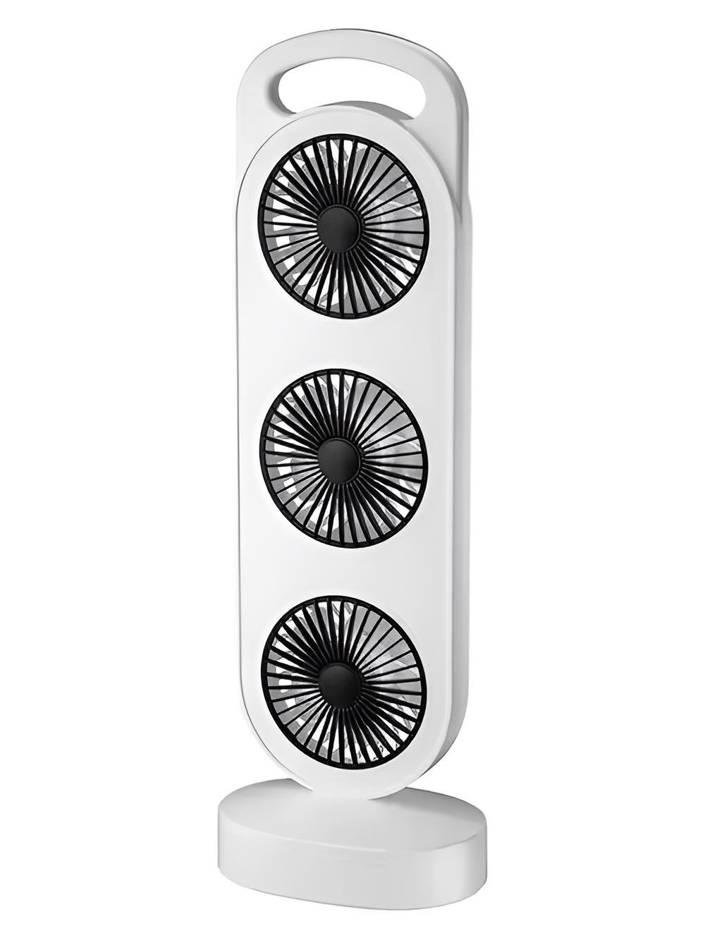 Вентилятор настольный JoyPro Cool Fastly 3в1 с аккумулятором портативный USB 3 Вт Бело-черный (9c0e1548)