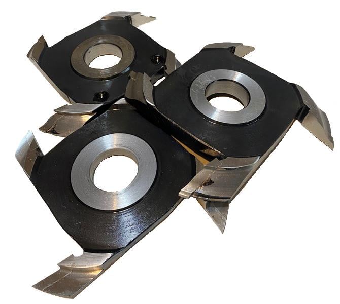 Комплект фрез для фасадов мебели с термошвом 19-23 мм D 160 мм d 32 мм (ДИ-02.23ТШ)