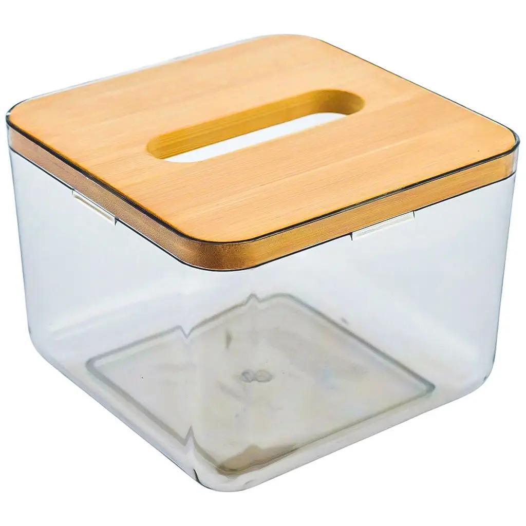 Комплект контейнерів для серветок з дерев'яною кришкою 4 шт. - фото 5 Комплект контейнерів для серветок з дерев'яною кришкою 4 шт. - фото 5