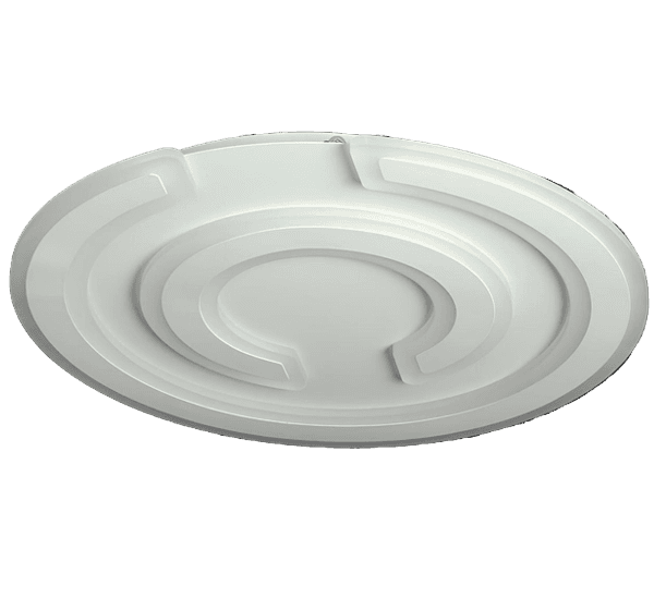 Люстра светодиодная Svet круглая 144W 3000К-6000К Белый (SP-8929/500R WHITE)