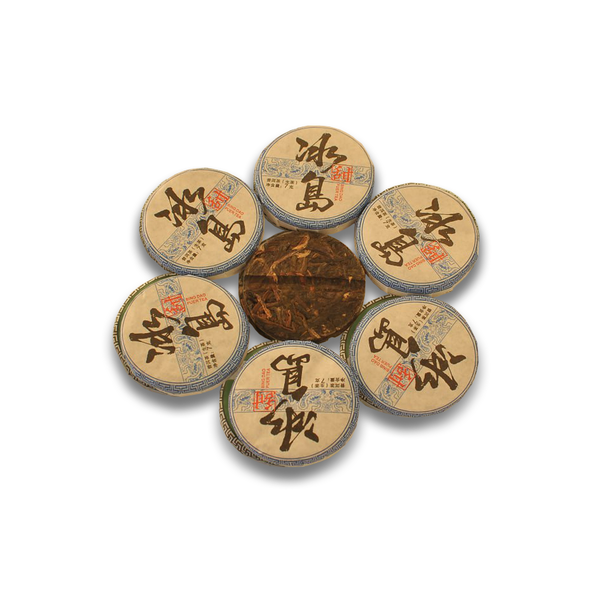 Китайский чай Шэн Пуэр Бин Дао Тянь 7 г - фото 2