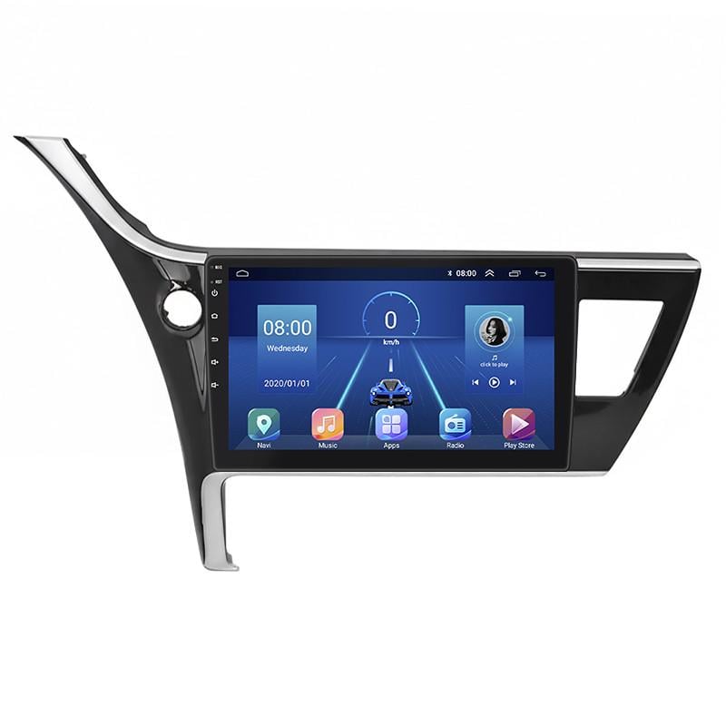 Автомагнитола штатная Lesko для Toyota Auris II Рестайлинг 2015-2018 4/64 Гб 4G Wi-Fi GPS Top 10" (32467979)