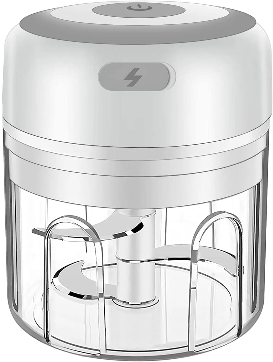 Измельчитель кухонный портативный Release Hands One Click Garlic с 3 лезвиями пластиковый 250 мл 1200 mAh 3,7 В 13х8 см (opt-21105) Измельчитель кухонный портативный Release Hands One Click Garlic с 3 лезвиями пластиковый 250 мл 1200 mAh 3,7 В 13х8 см (opt-21105)