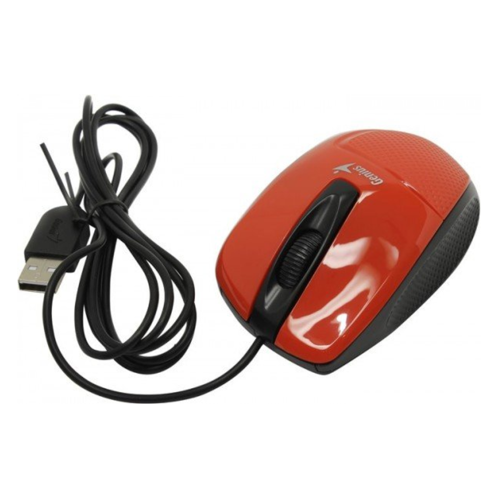 Мышь компьютерная Genius DX-150X проводная Ergo USB Red (558035)