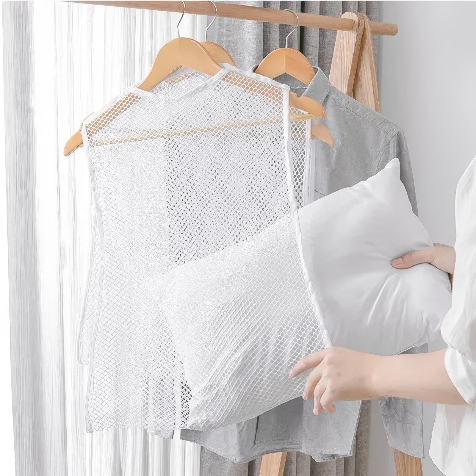 Сетка-сушилка подвесная для подушек/мягких игрушек 55х47 см (SITKSU-0019) - фото 9