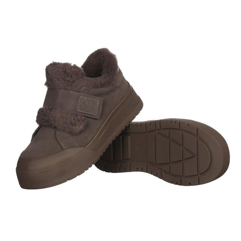 Черевики жіночі Hengji M592-3 замшеві р. 40 Сірий (80084) - фото 4