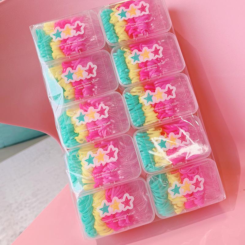 Набір резинок для волосся Зірочки 11703 120 шт. (4570371) Набір резинок для волосся Зірочки 11703 120 шт. (4570371)