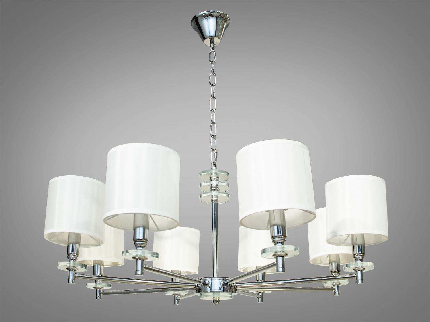 Современная люстра с абажурами (2950)