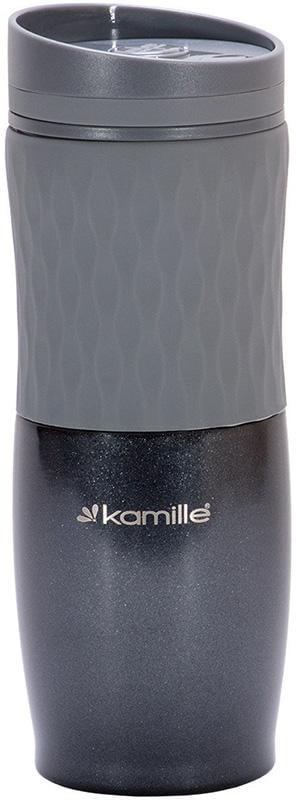 Термочашка Kamille Gottfried 500мл с TPR вставкой