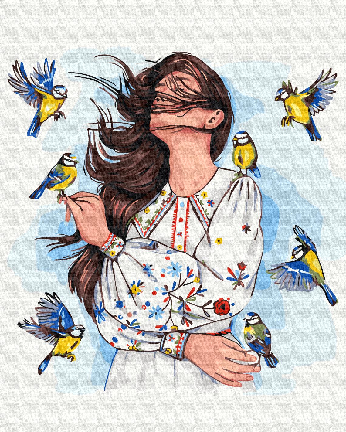 Картина по номерам Brushme Premium Ветер поет 40x50 см (PBS54032) Картина по номерам Brushme Premium Ветер поет 40x50 см (PBS54032)