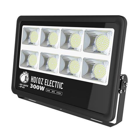 Прожектор светодиодный Horoz Electric LION-300 300W 6400K Черный