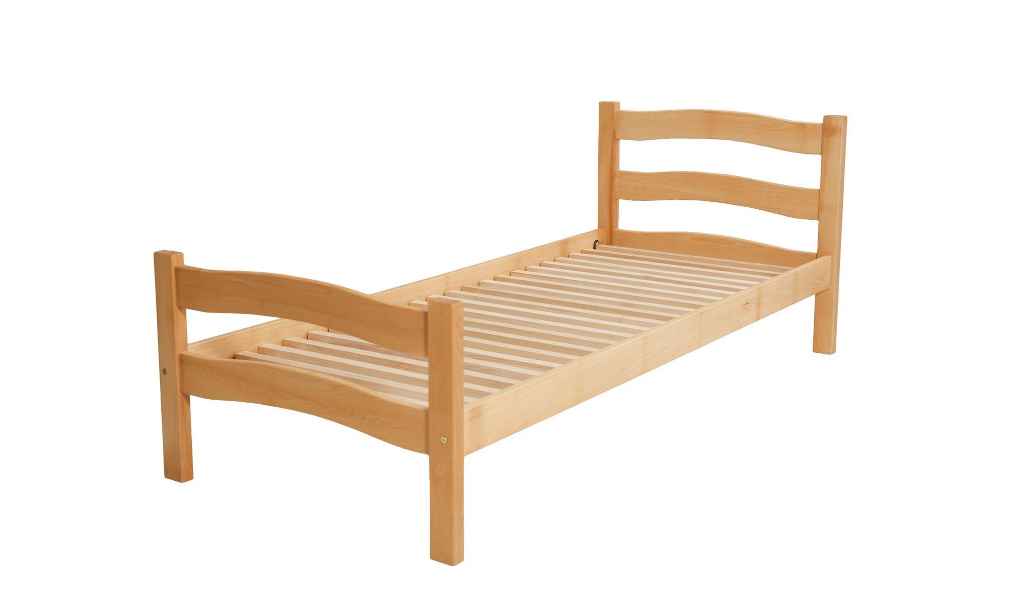 Ліжко підліткове Goydalka Paris 190x80 см Натуральний - фото 1 Ліжко підліткове Goydalka Paris 190x80 см Натуральний - фото 1