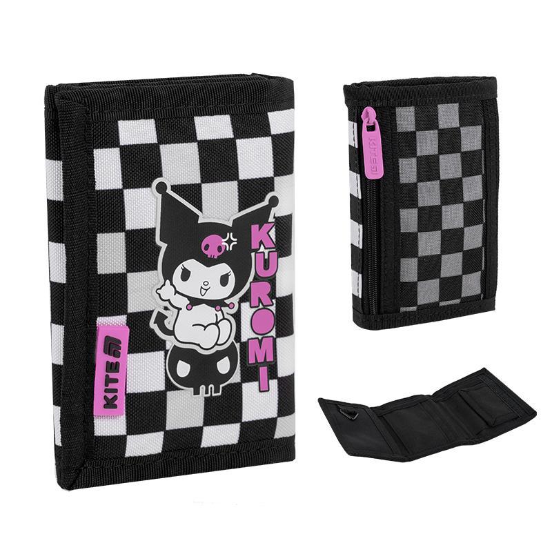 ᐉ Кошелек KITE Kuromi HK25-598-3 1 отделение/1 наружный карман на
