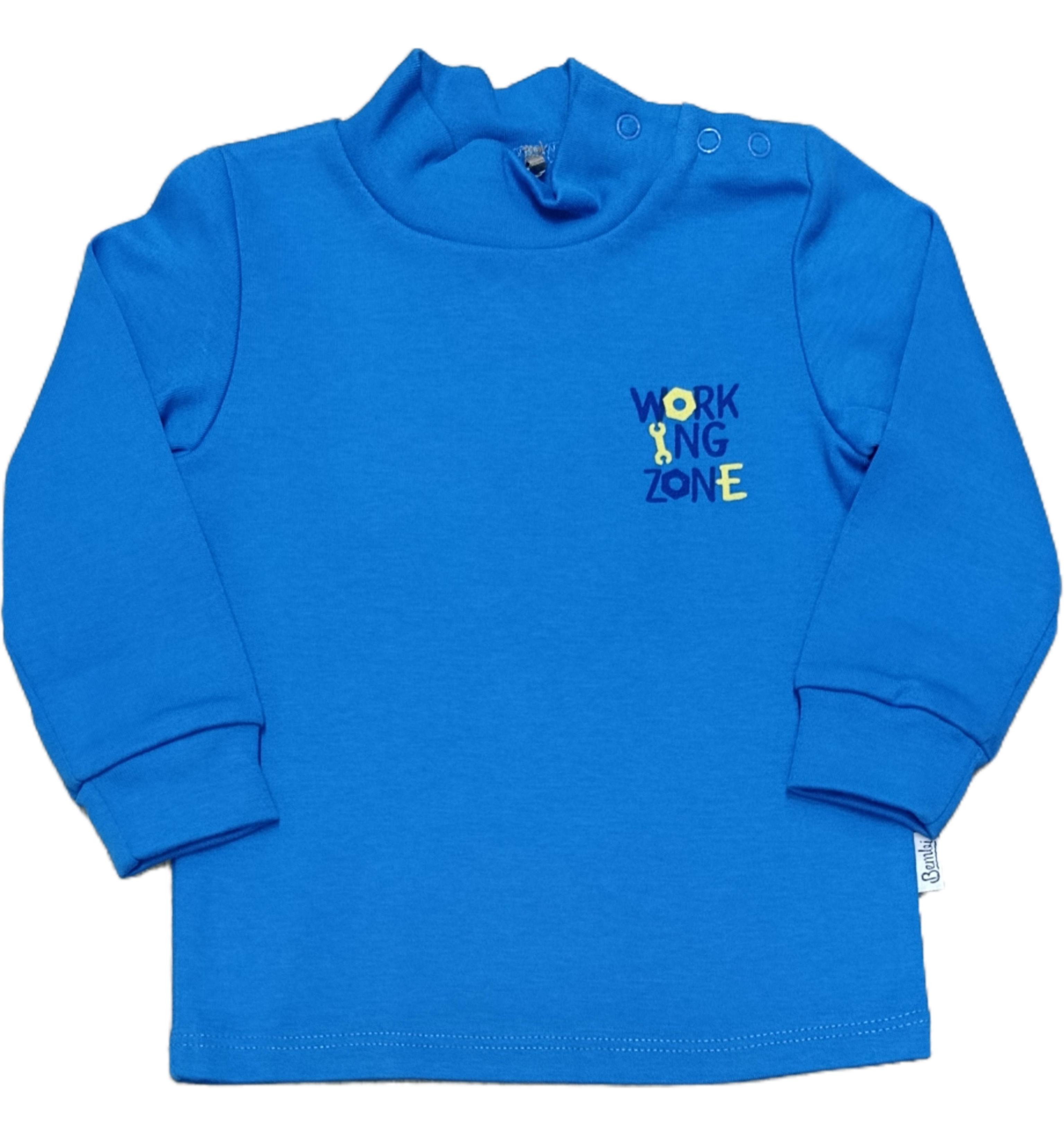 Гольф для мальчика Bembi ГФ 86 80 см Голубой