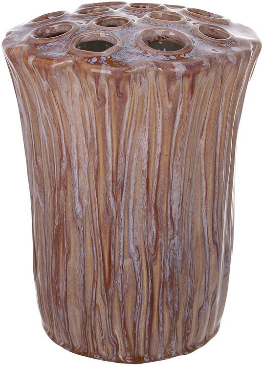 Ваза керамическая настольная Woodgrain 20,5 см Розовый Ваза керамическая настольная Woodgrain 20,5 см Розовый