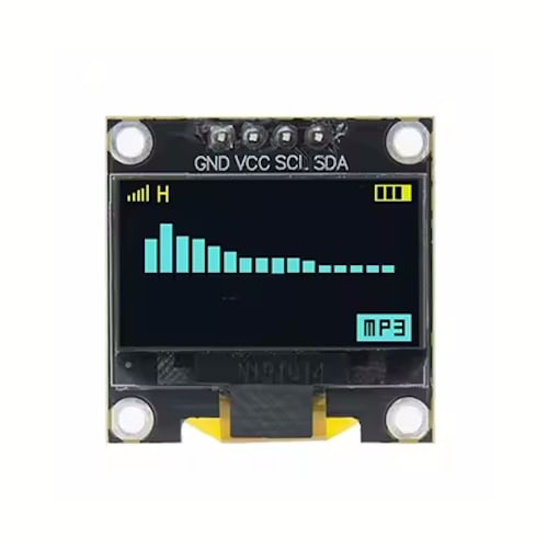 Дисплей OLED 0.96 интерфейс I2C Желто-голубой (38986408)