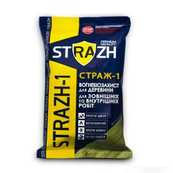Огнебиозащита Страж-1 для древесины 1 кг (624727509)