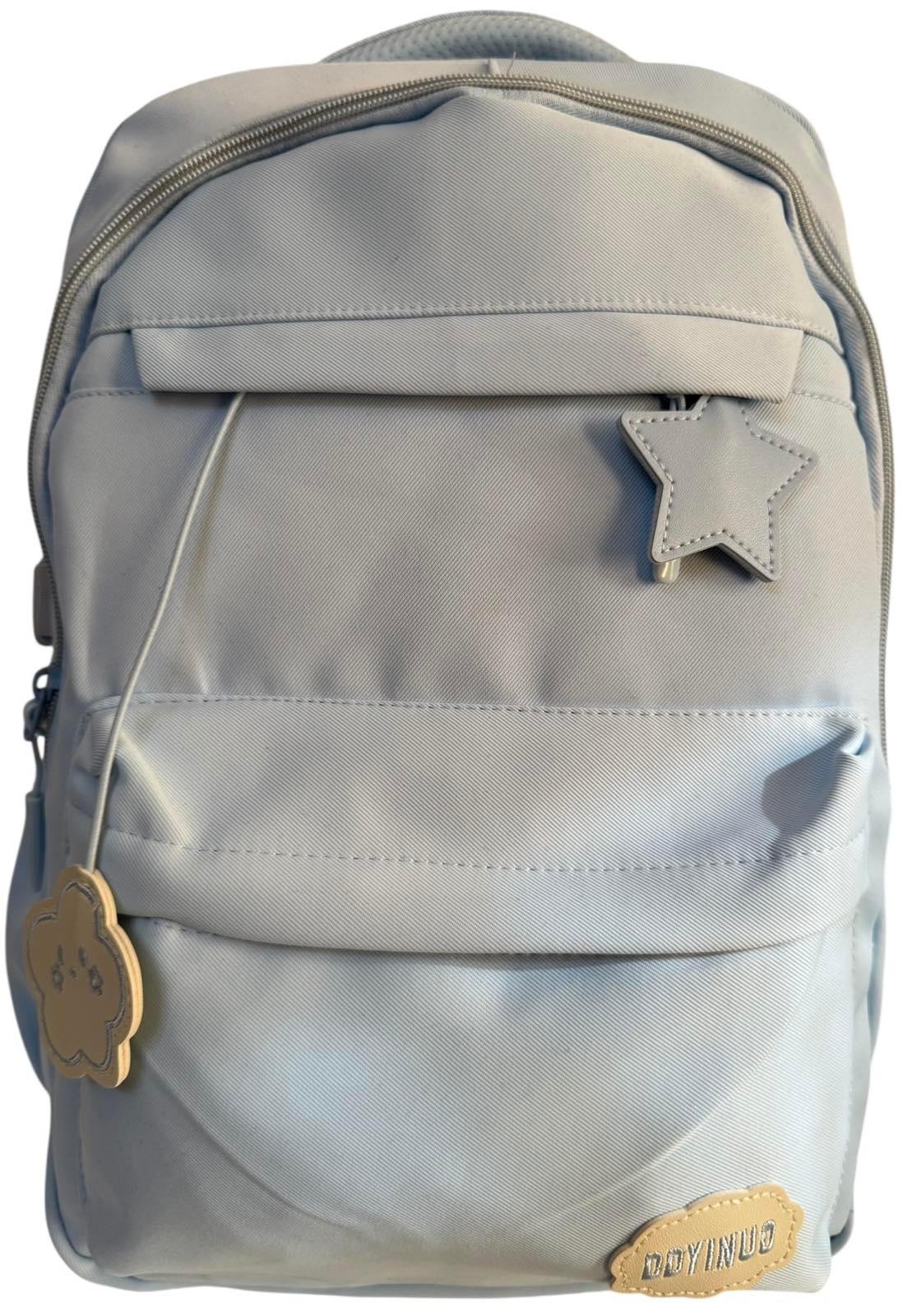 Рюкзак шкільний з трьома відділеннями Блакитний (5108BL) - фото 4 Рюкзак шкільний з трьома відділеннями Блакитний (5108BL) - фото 4