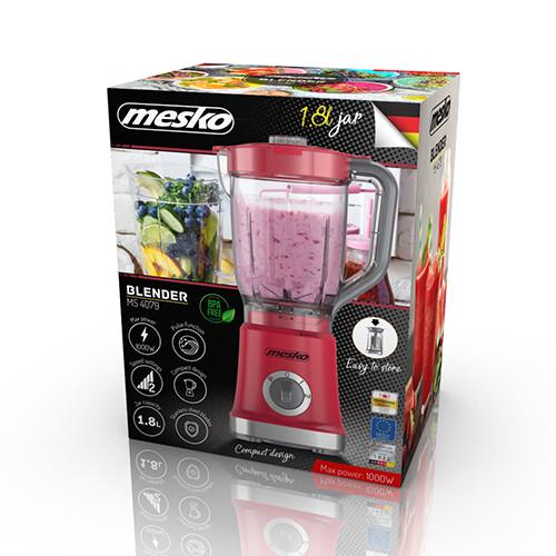 Блендер Mesko MS 4079 red - фото 6