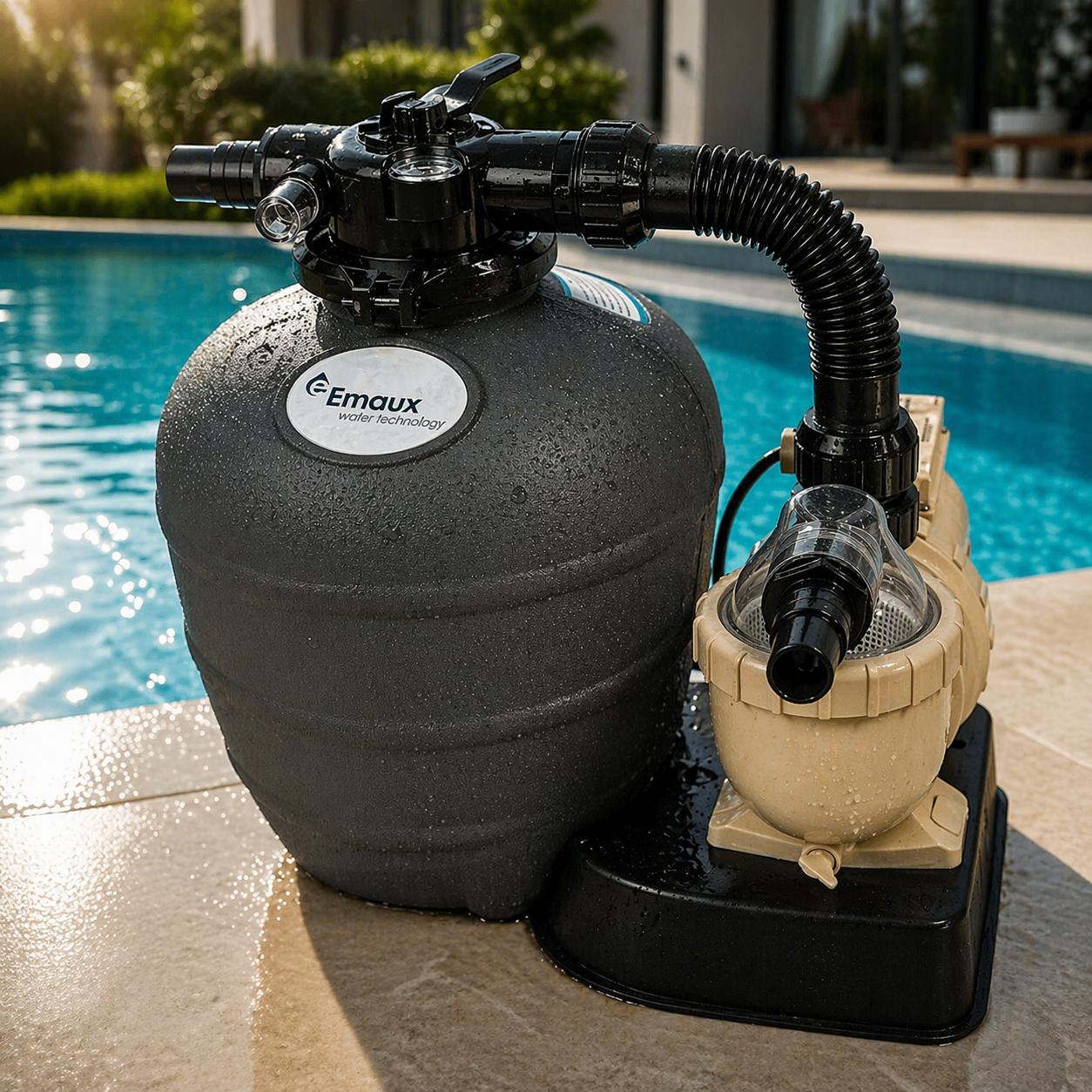 Установка для бассейна фильтрационная Emaux FSU-8TP 8 м3/ч (D300)