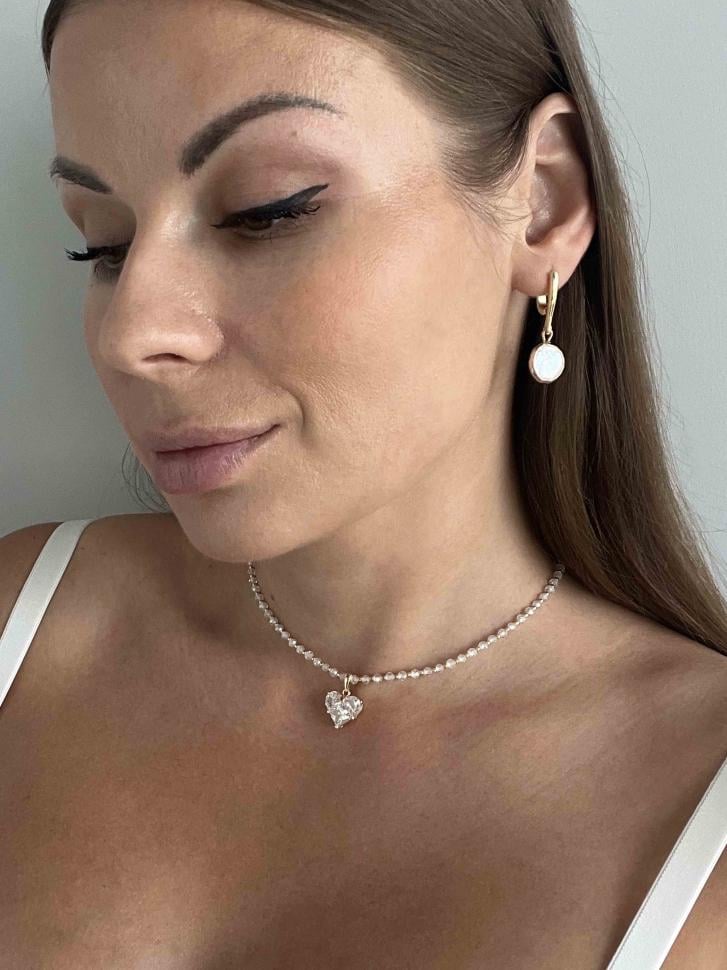 Чокер LeBijou з фіанітів Білий (5327) Чокер LeBijou з фіанітів Білий (5327)