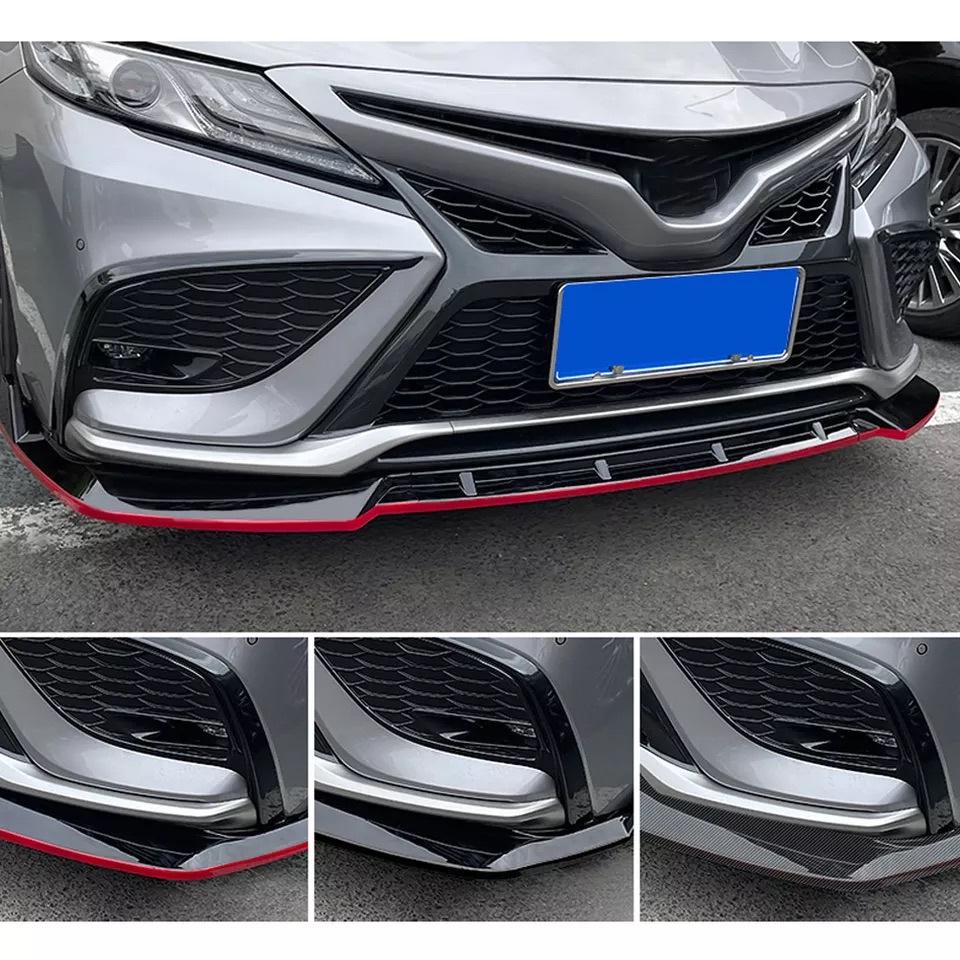 Лип накладка Hong Cheng передня для Toyota Camry 2018-2024 р. 3 шт. (90534) - фото 4