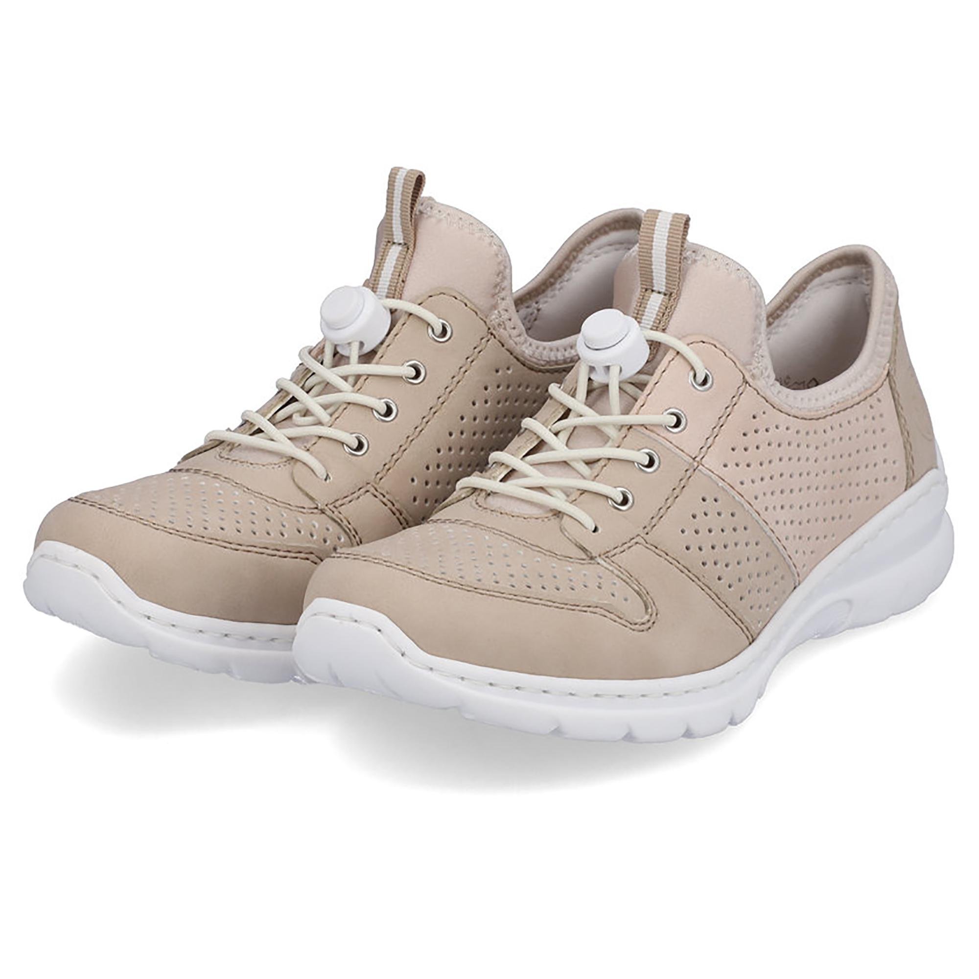 Кроссовки женские весенние Rieker р. 37 Бежевый (089323-37) - фото 4