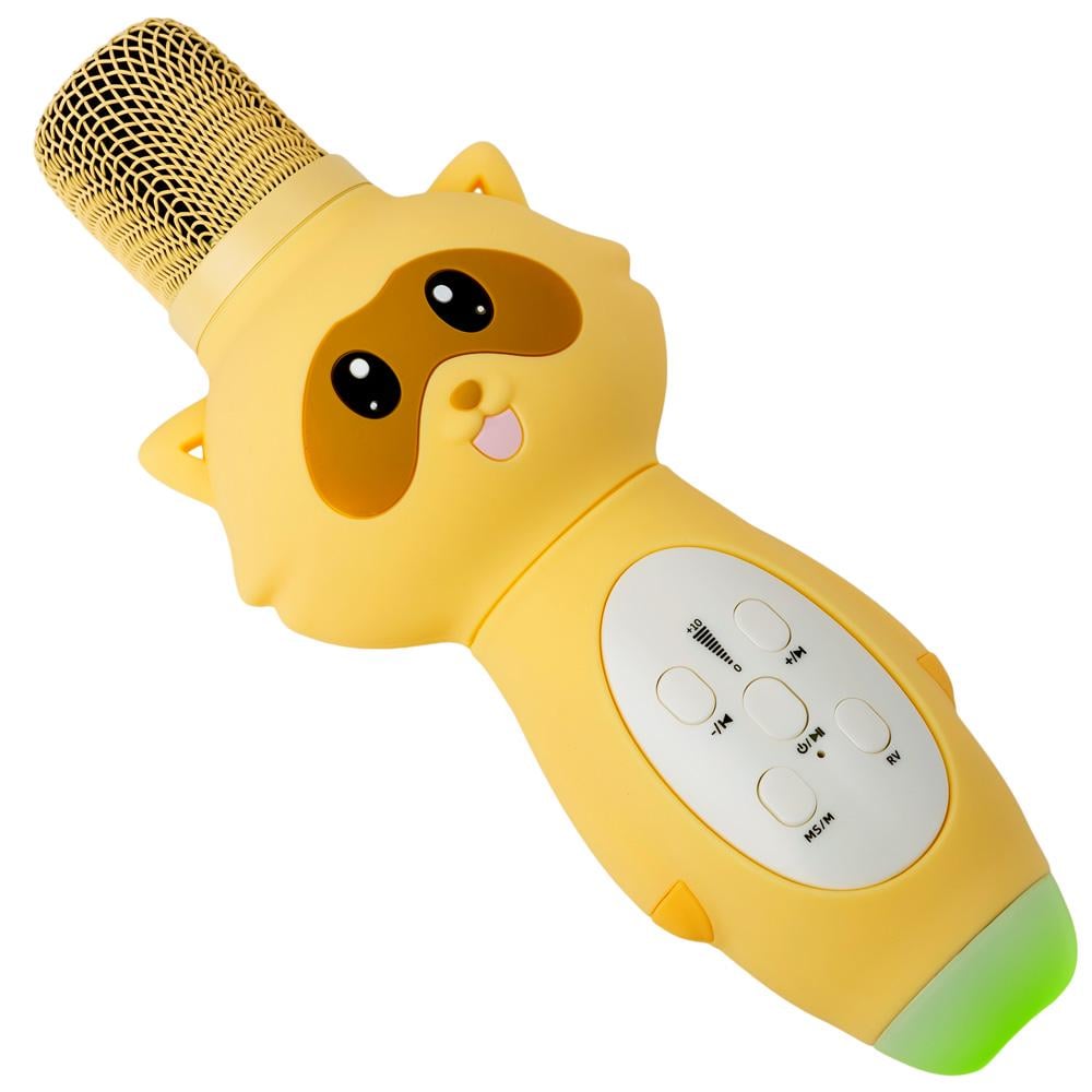 Микрофон-караоке детский LOSSO KIDS K6 Premium Желтый (559346580)