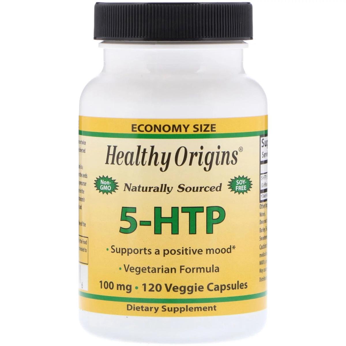 5-HTP гідрокситриптофан Healthy Origins 100 мг 120 гелевих капсул (HO35082)