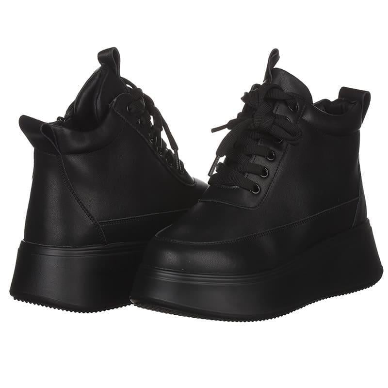 Черевики жіночі Hengji M280 шкіряні р. 41 Чорний (10052)