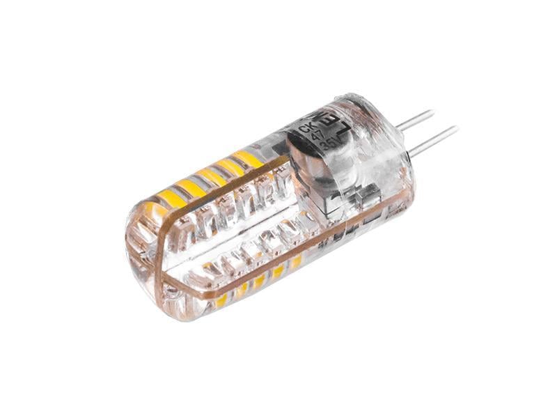 Світлодіодна лампа Lemanso LM350 G4 AC/DC-12V 3014SMD силікон 48LED 2,5W 200Lm 6500K (22811351)