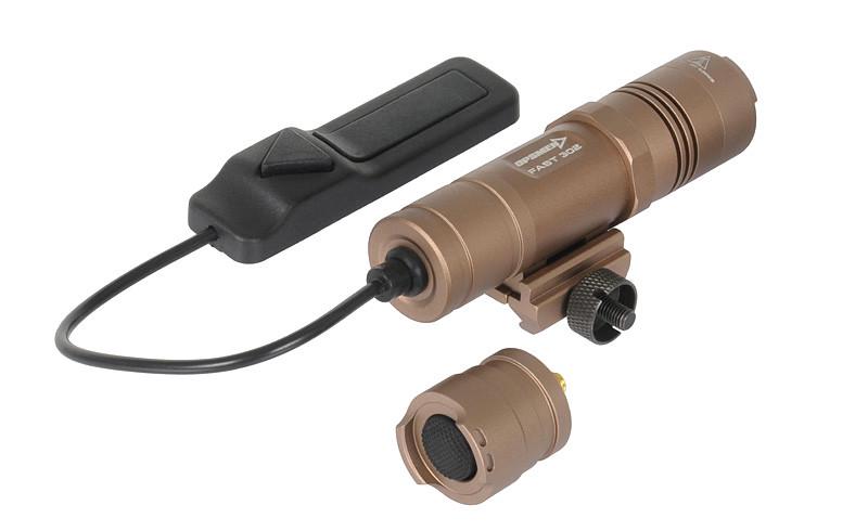 Ліхтар Fast 302r на планку пікатінні Коричневий - фото 2 Ліхтар Fast 302r на планку пікатінні Коричневий - фото 2