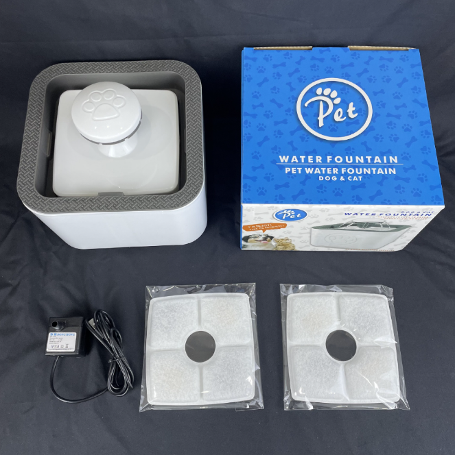 Поїлка автоматична Фонтан із фільтром для собак і котів 2,5 л USB (Е500025) - фото 9