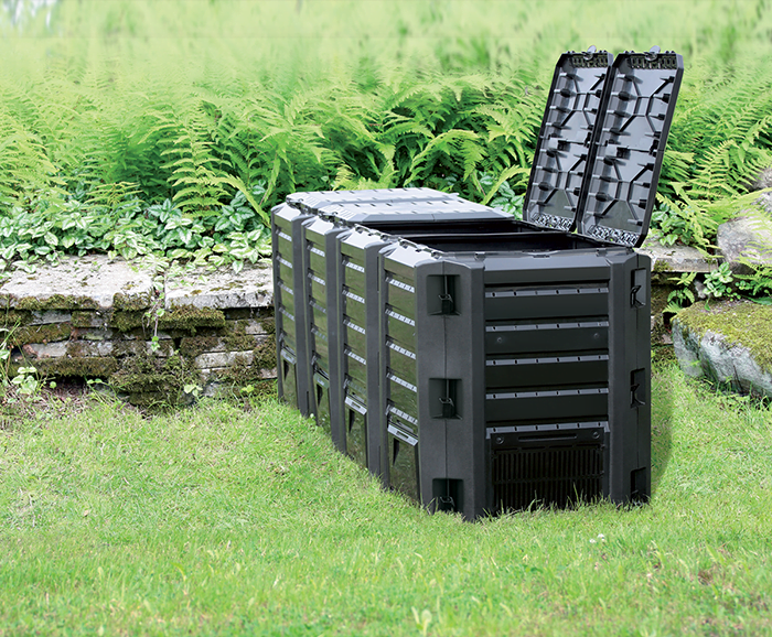 Компостер садовий чотирьохмодульний Prosperplast MODULE COMPOGREEN 1600 л (IKLM1600C) - фото 7 Компостер садовий чотирьохмодульний Prosperplast MODULE COMPOGREEN 1600 л (IKLM1600C) - фото 7