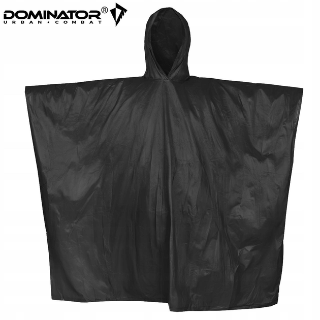 Дощовик з капюшоном Dominator One size Чорний (648) - фото 5 Дощовик з капюшоном Dominator One size Чорний (648) - фото 5